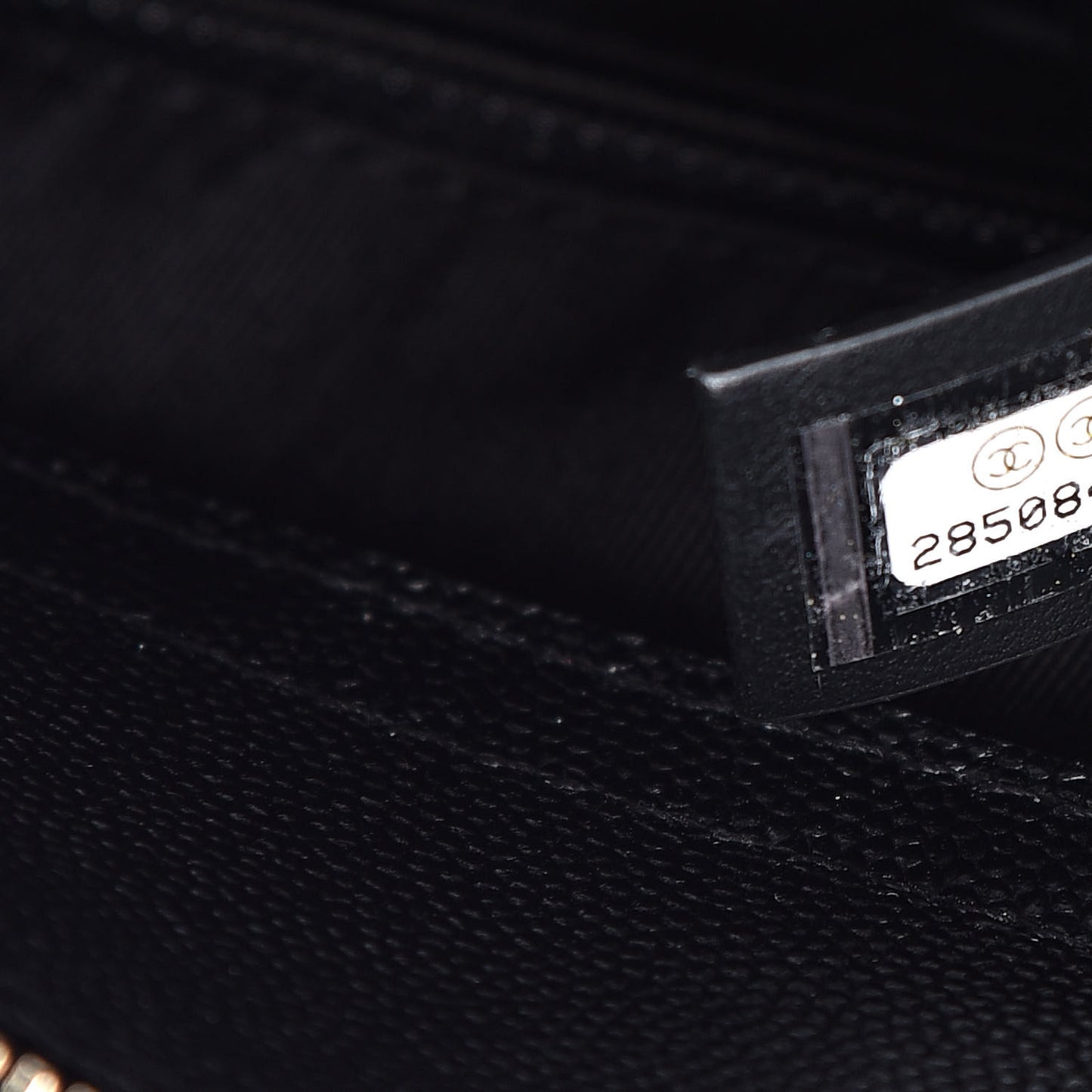 Caviar Quilted Rolled Up Tote Black