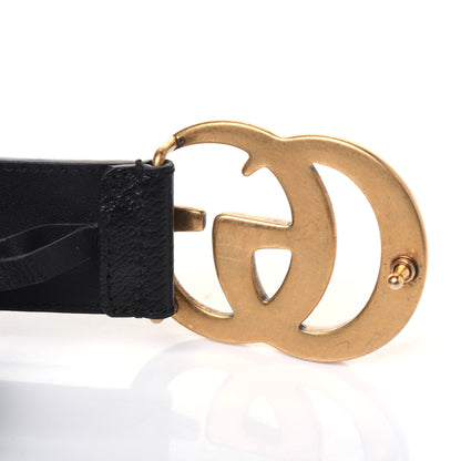 Gucci Textured Calfskin Double G 40mm Belt 85 34 Black 3 of 8