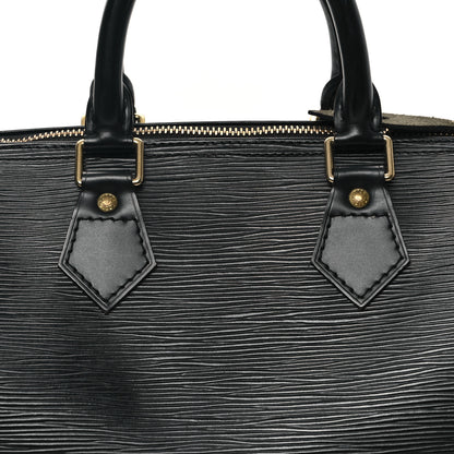 Louis Vuitton Epi Speedy 25 Black 8 of 11