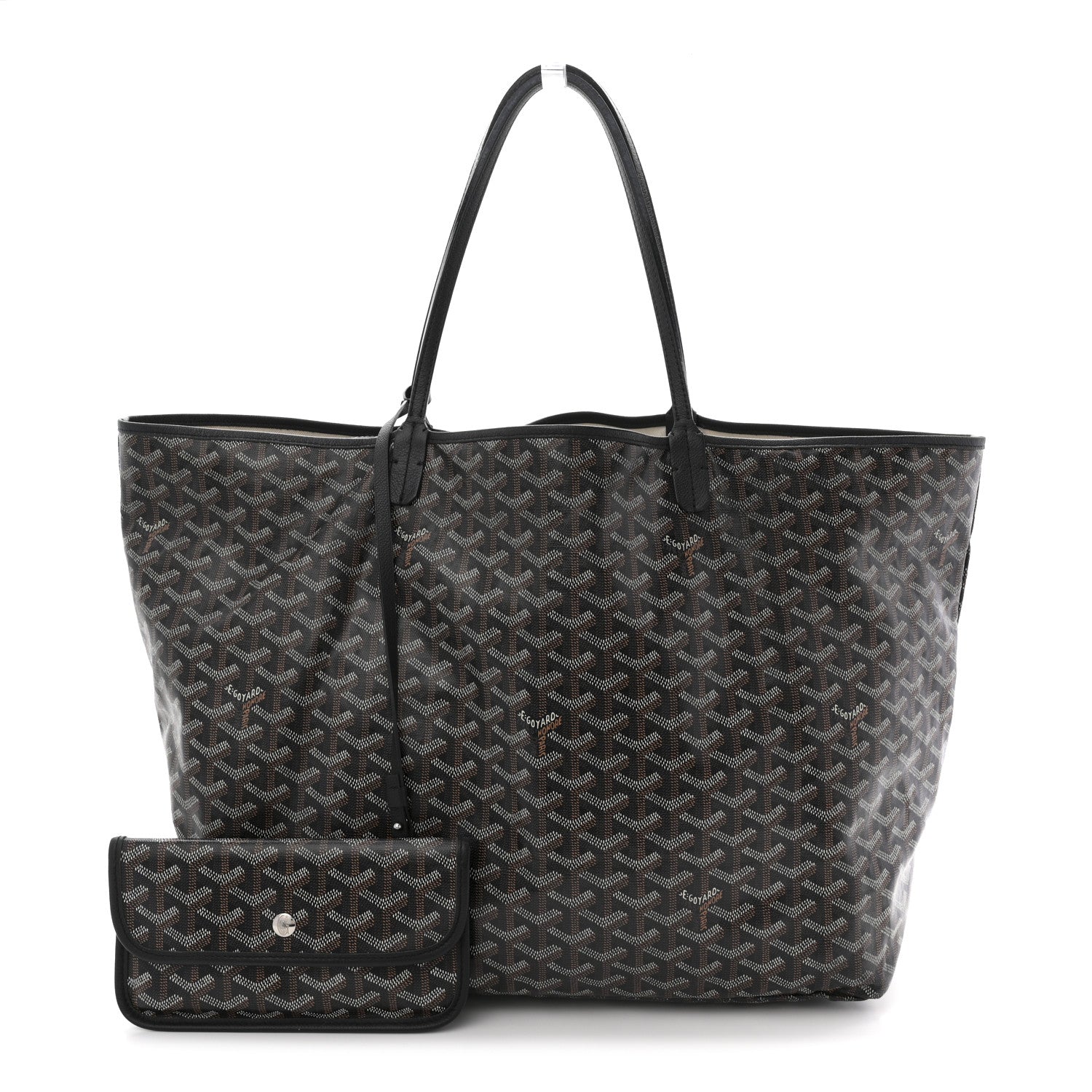 Goyard Goyardine Saint Louis GM Black 1869410 – FASHIONPHILE