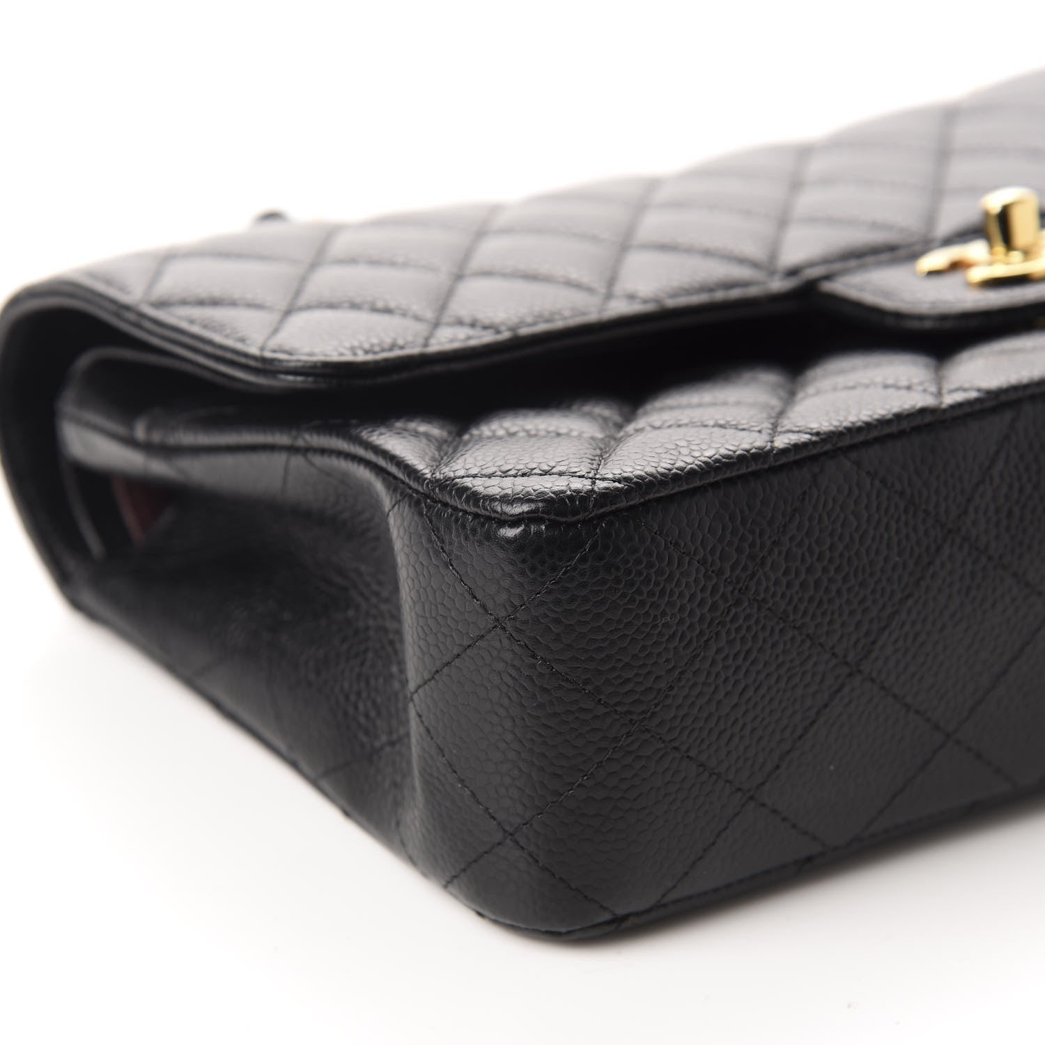 Chanel Caviar Quilted Medium Double Flap Black 6 of 11