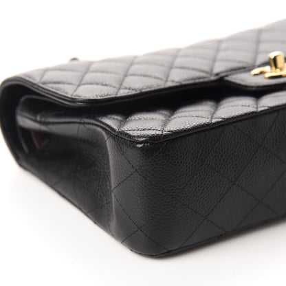 Chanel Caviar Quilted Medium Double Flap Black 6 of 11