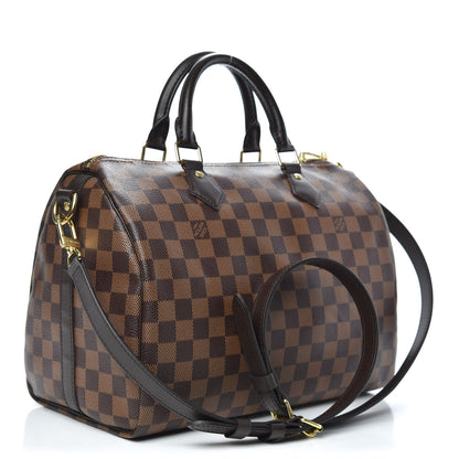 Louis Vuitton Damier Ebene Speedy Bandouliere 30 3 of 11