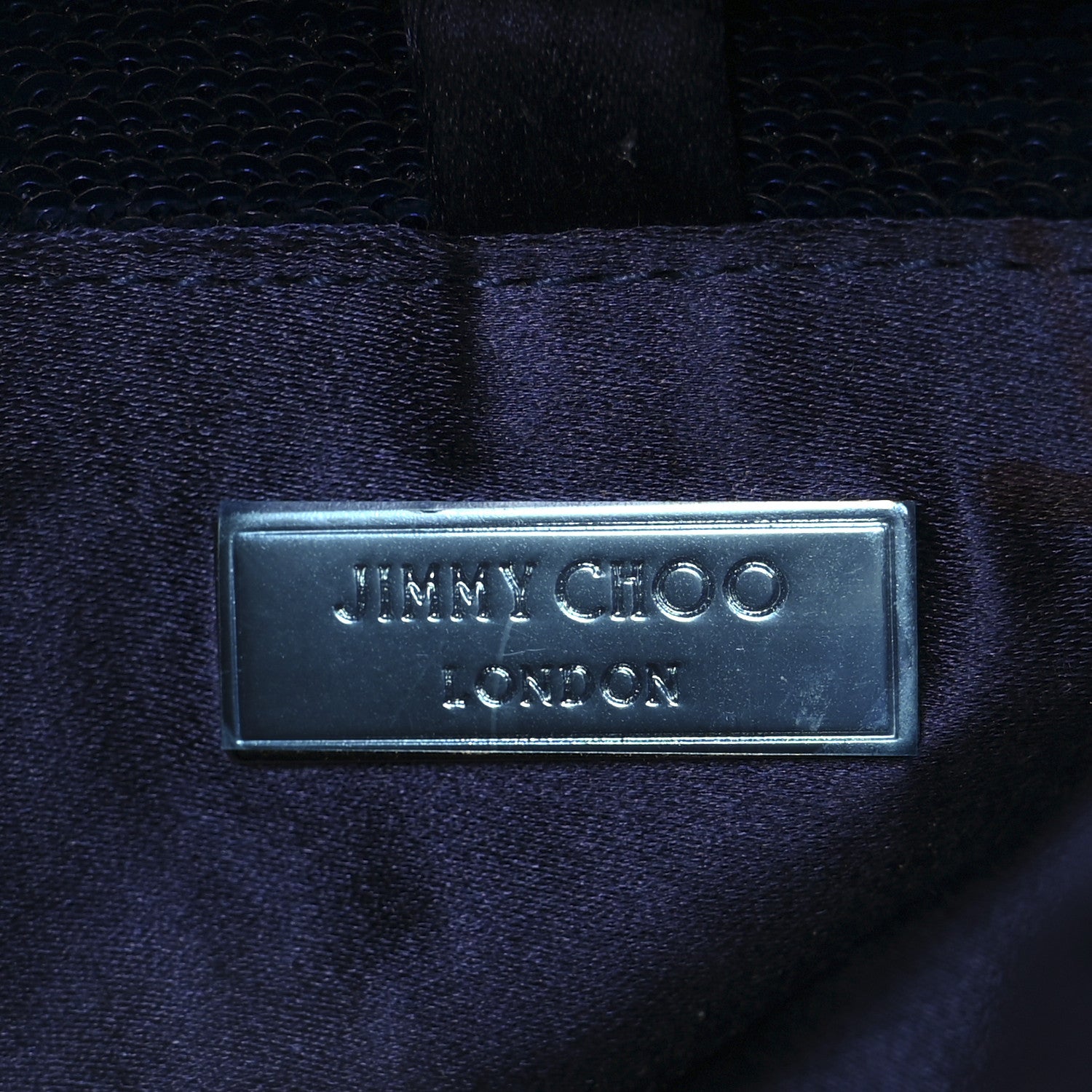 Jimmy Choo Sequin Bonny Shoulder Bag Ultraviolet 17 of 27