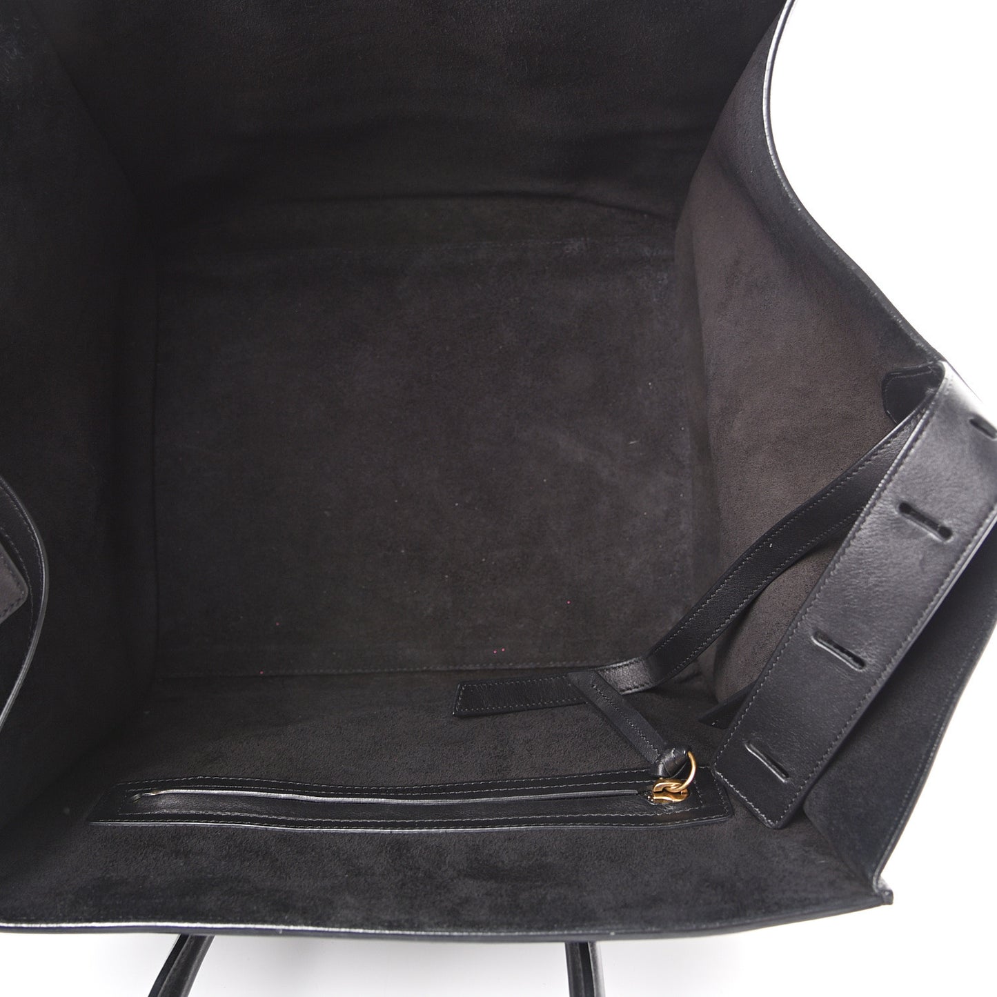 Natural Calfskin Medium Phantom Luggage Black