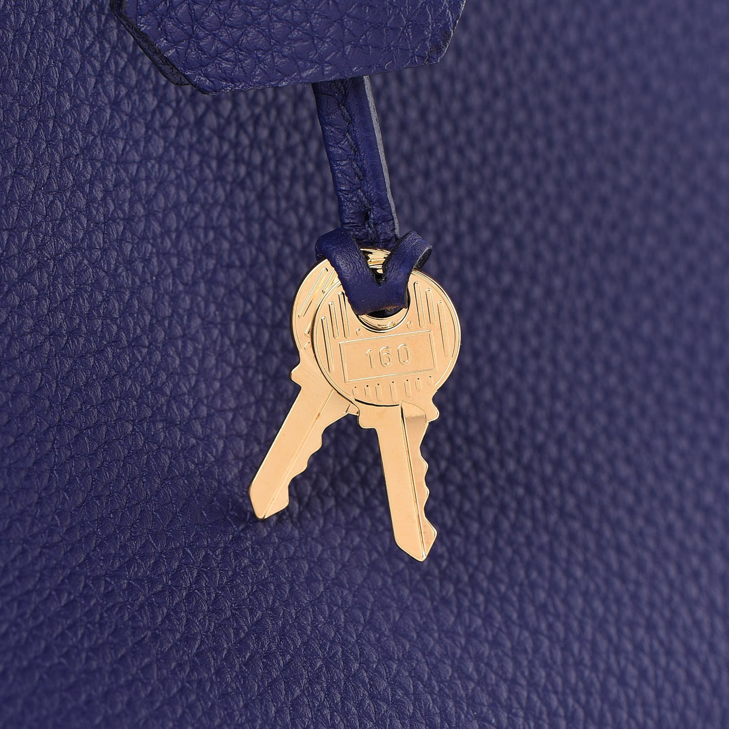 Togo Birkin 35 Bleu Encre