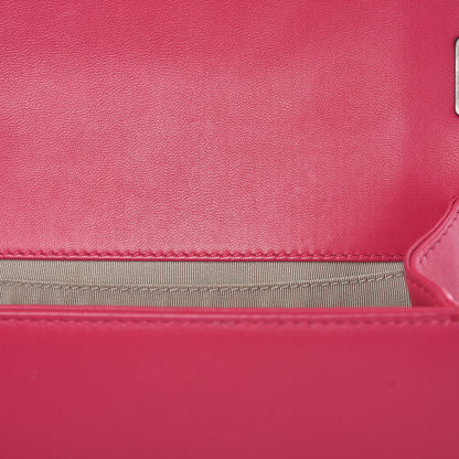Chanel Lambskin Quilted Small Boy Flap Dark Pink 9 of 17