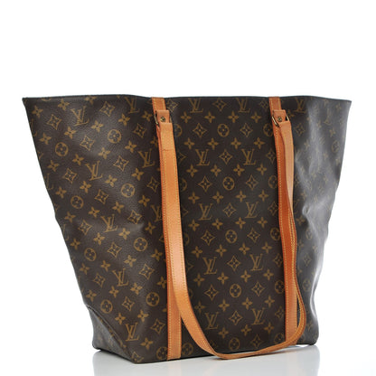 Louis Vuitton Monogram Sac Shopping Tote 3 of 11