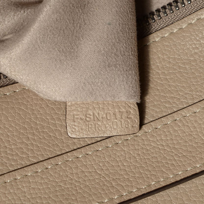 Celine Drummed Calfskin Mini Luggage Dune 7 of 8