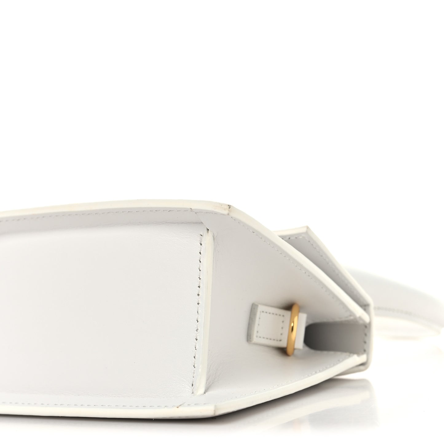Smooth Calfskin Le Chiquito Moyen White