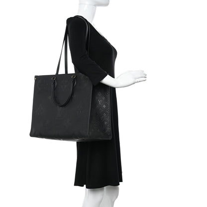 Louis Vuitton Empreinte Monogram Giant Onthego GM Black 2 of 10