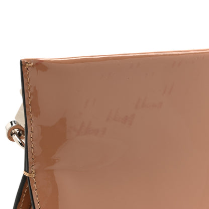 Christian Louboutin Patent Loubi Twist Zip Clutch Bag Nude 8 of 10