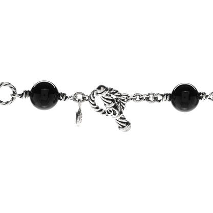 David Yurman Sterling Silver Black Onyx Hematite Bijoux Necklace 4 of 5