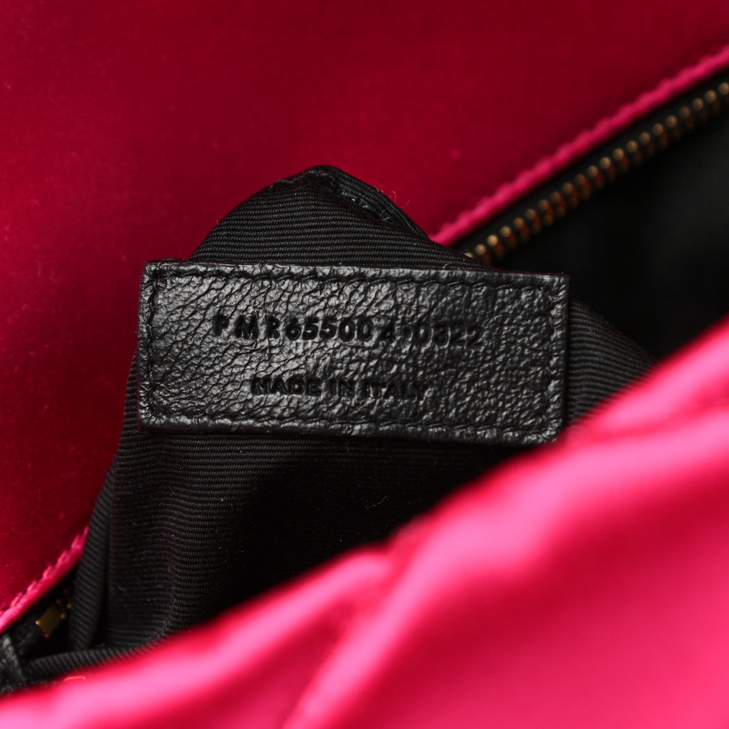 Saint Laurent Satin Quilted Sade Puffer Envelope Clutch Bubblegum 7 of 7