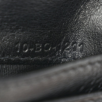 Christian Dior Coated Canvas CD Diamond Flap Card Holder Black 8 of 9