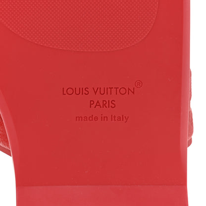 Louis Vuitton Empreinte Mens LV Oasis Mule Sandals 10 Red 7 of 9