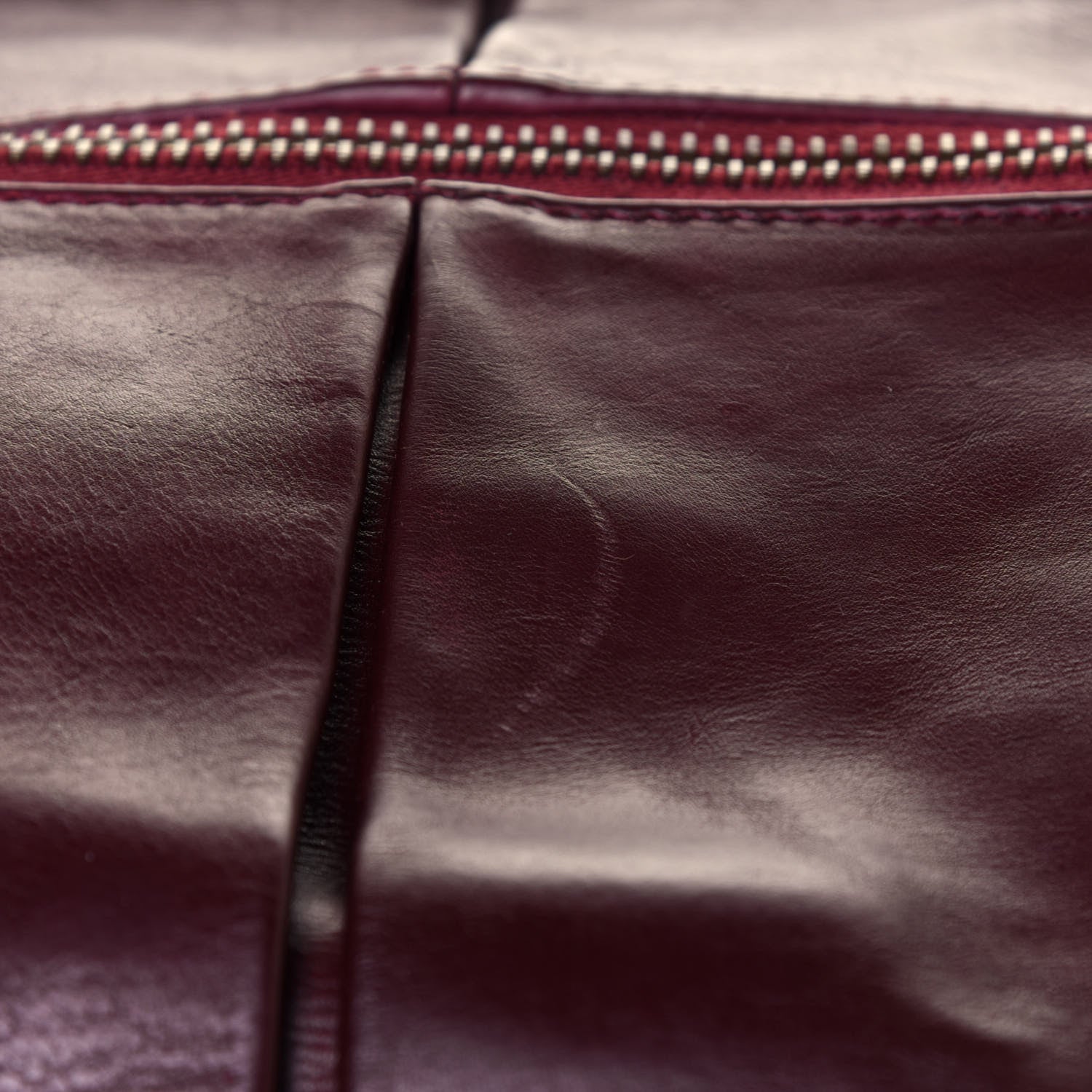 Gucci Soft Calfskin Icon Top Handle Bag Burgundy 17 of 19