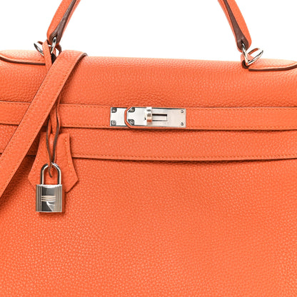 Hermes Togo Kelly Retourne 32 Orange 8 of 10