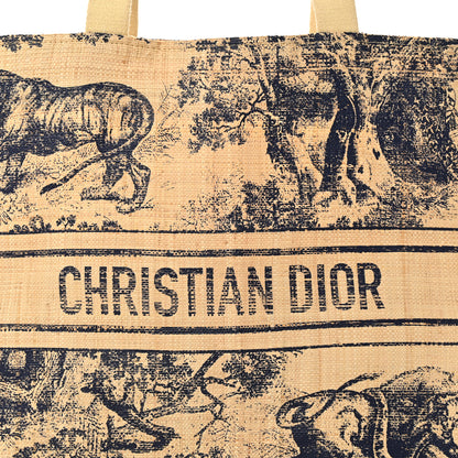 Christian Dior Straw Dioriviera Tote Beige 6 of 12