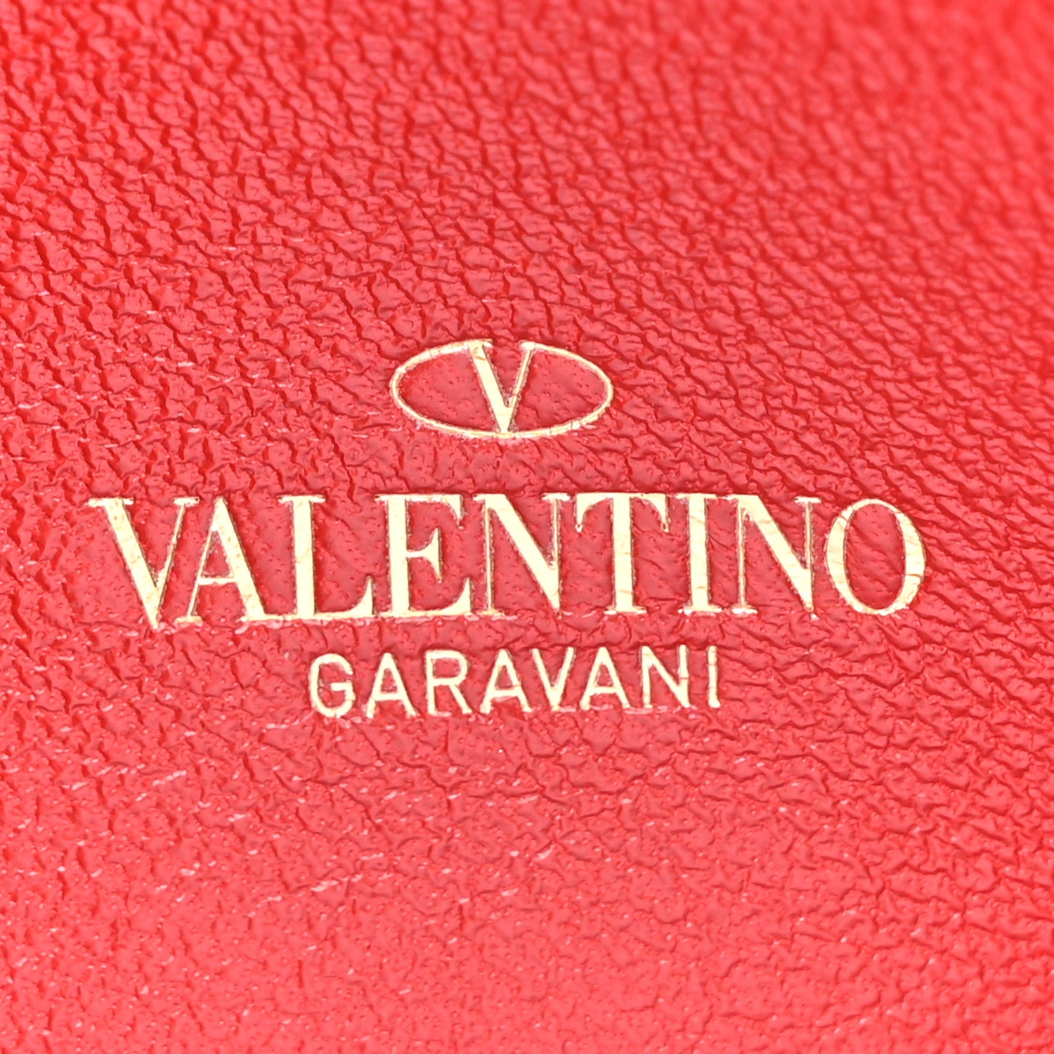 Valentino Garavani Lambskin Rockstud Spike VLTN Zip Around Wallet Black 6 of 11