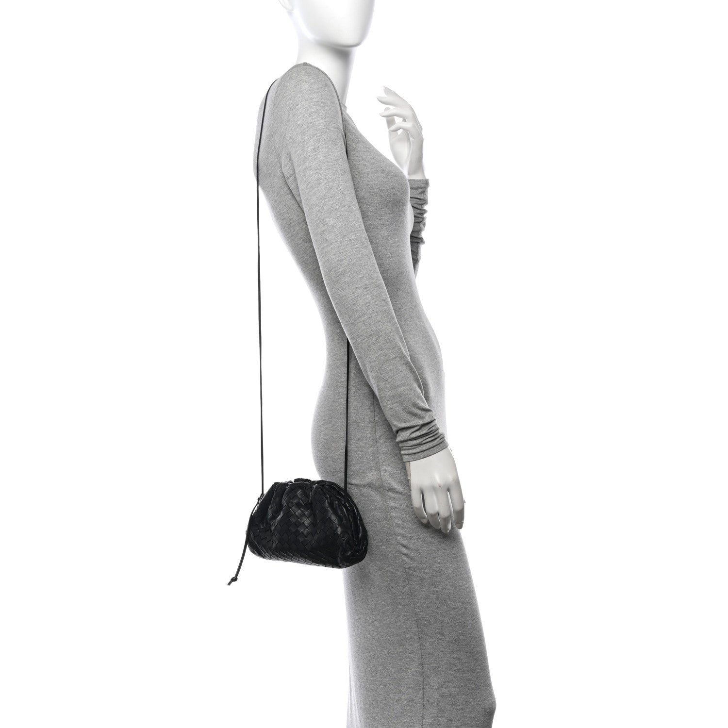 Bottega Veneta Nappa Intrecciato The Mini Pouch Black 2 of 10