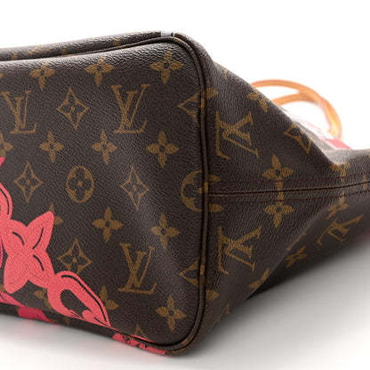 Louis Vuitton Monogram Bay Neverfull MM Rose Ballerine Poppy 9 of 11