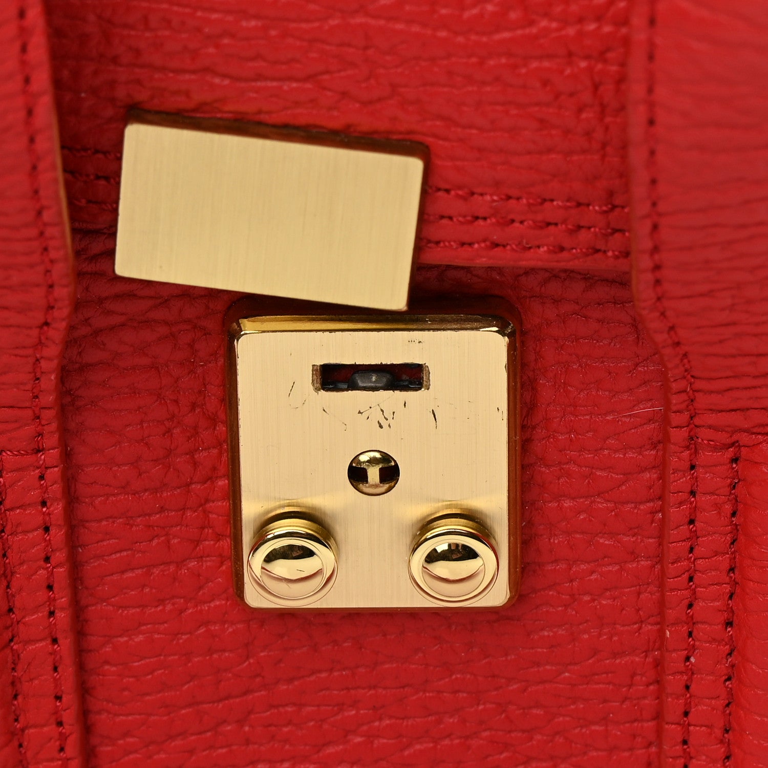 3.1 Phillip Lim Textured Calfskin Mini Pashli Satchel Red 14 of 15