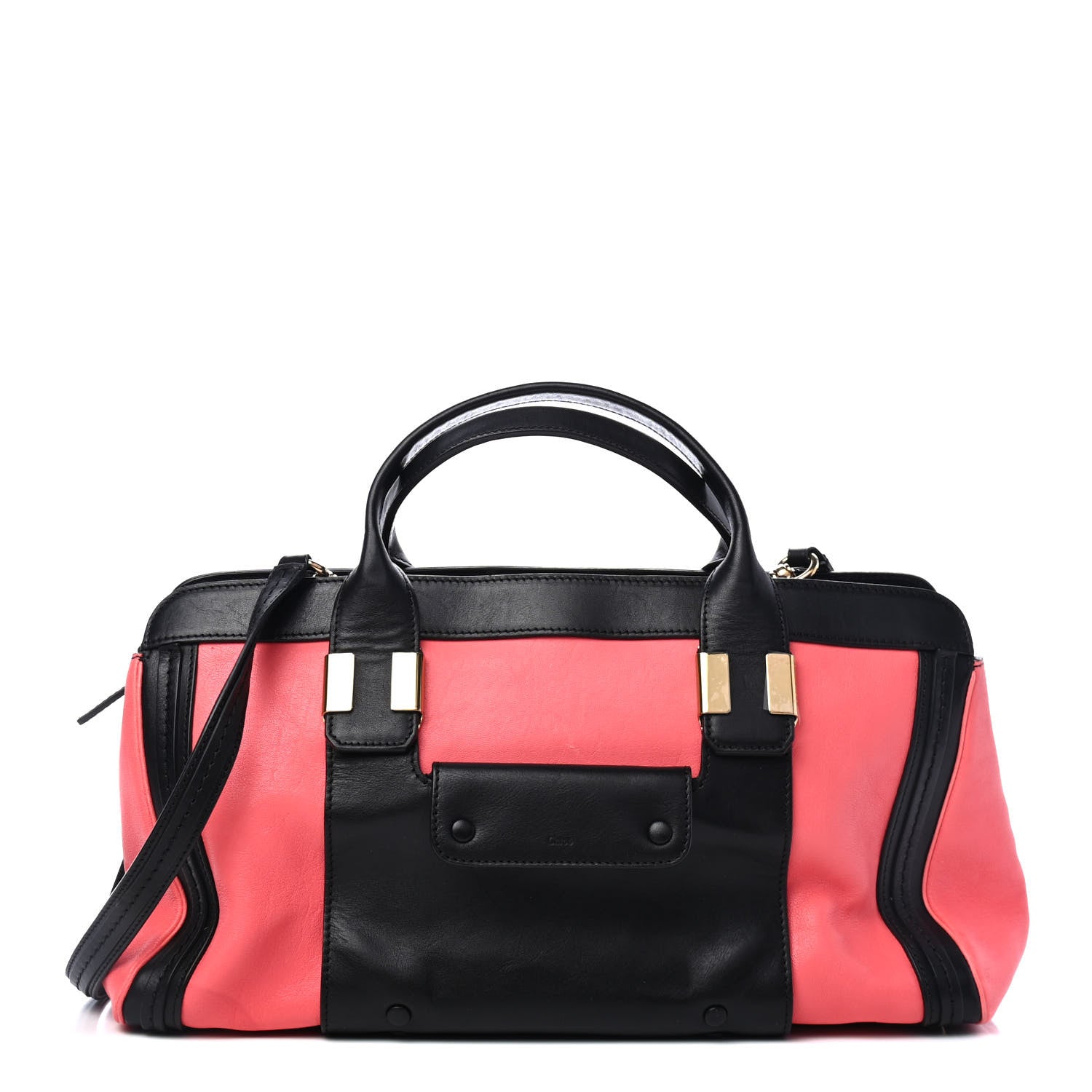 Chloe Calfskin Medium Alice Satchel Paradise Pink 1 of 4