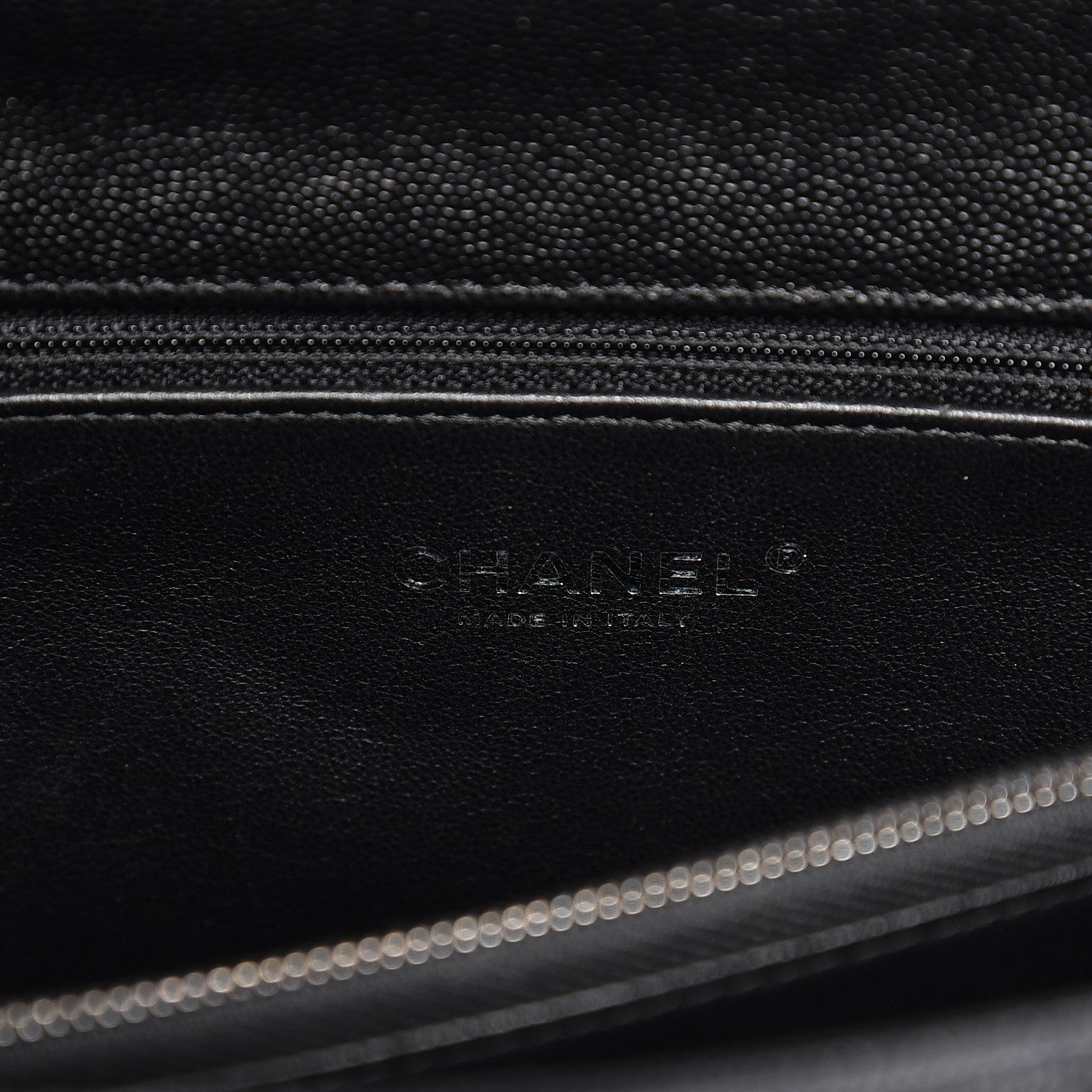 Chanel Caviar Lizard Quilted Large Coco Handle Flap Black 7 of 8