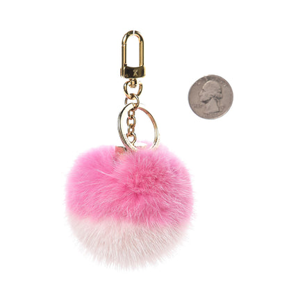 Louis Vuitton Mink Fluo Bubble Bag Charm Key Holder Pink 2 of 3