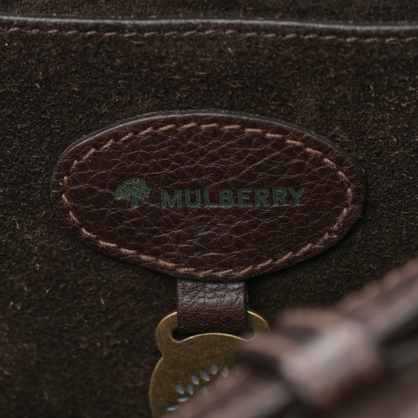 Calfskin Crocodile Embossed Bayswater Brown