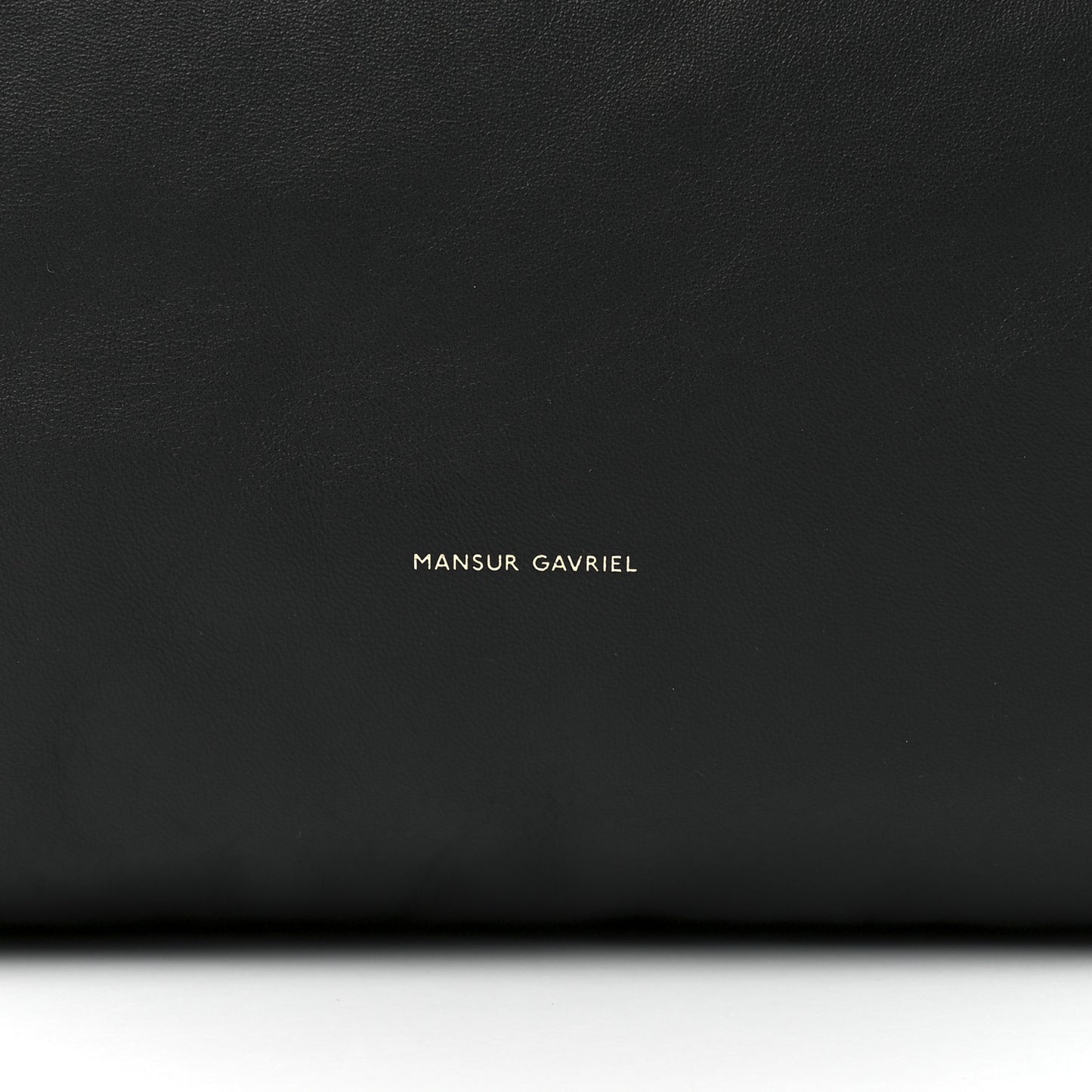 Calfskin Reversible Pillow Tote Black Flamma