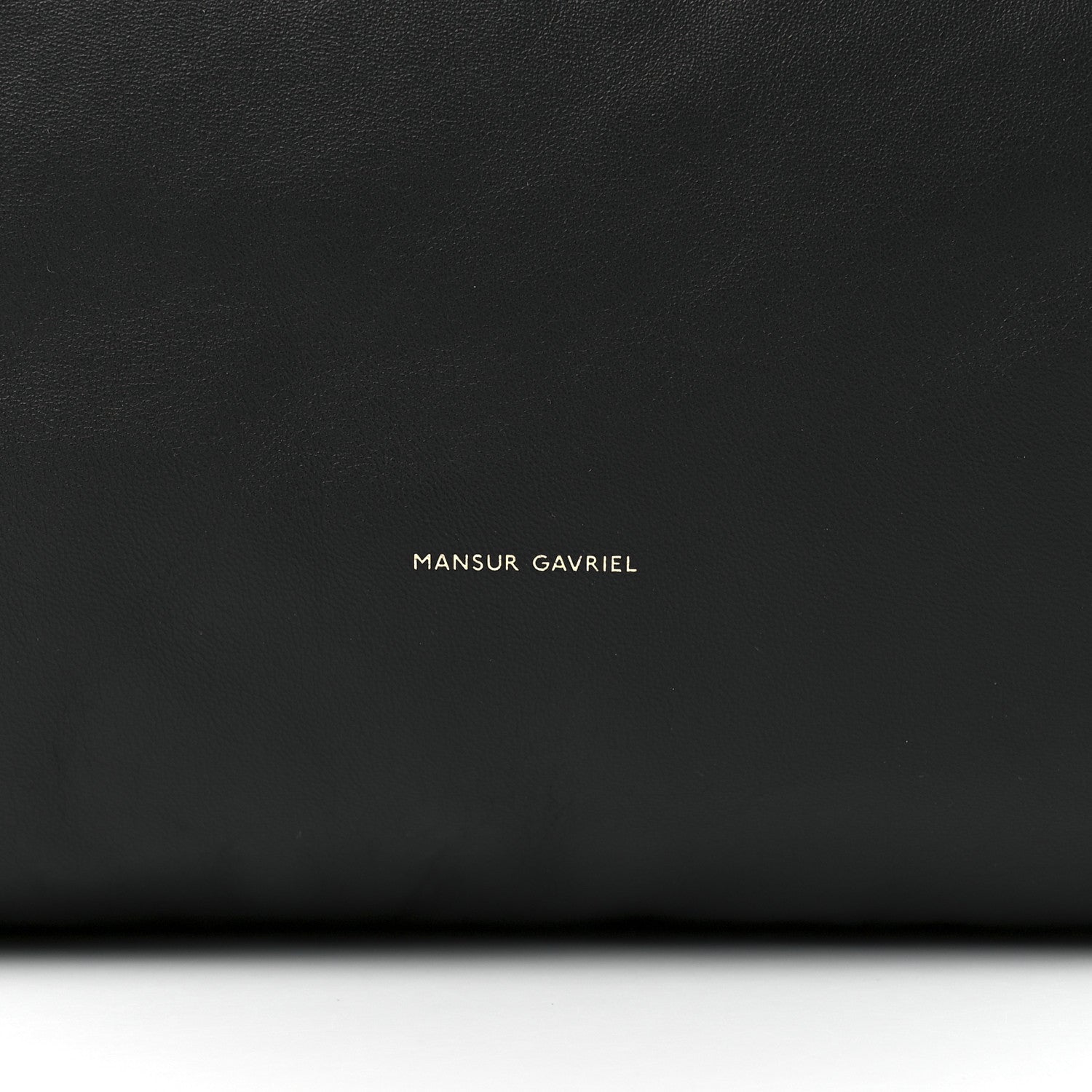 Mansur Gavriel Calfskin Reversible Pillow Tote Black Flamma 8 of 12