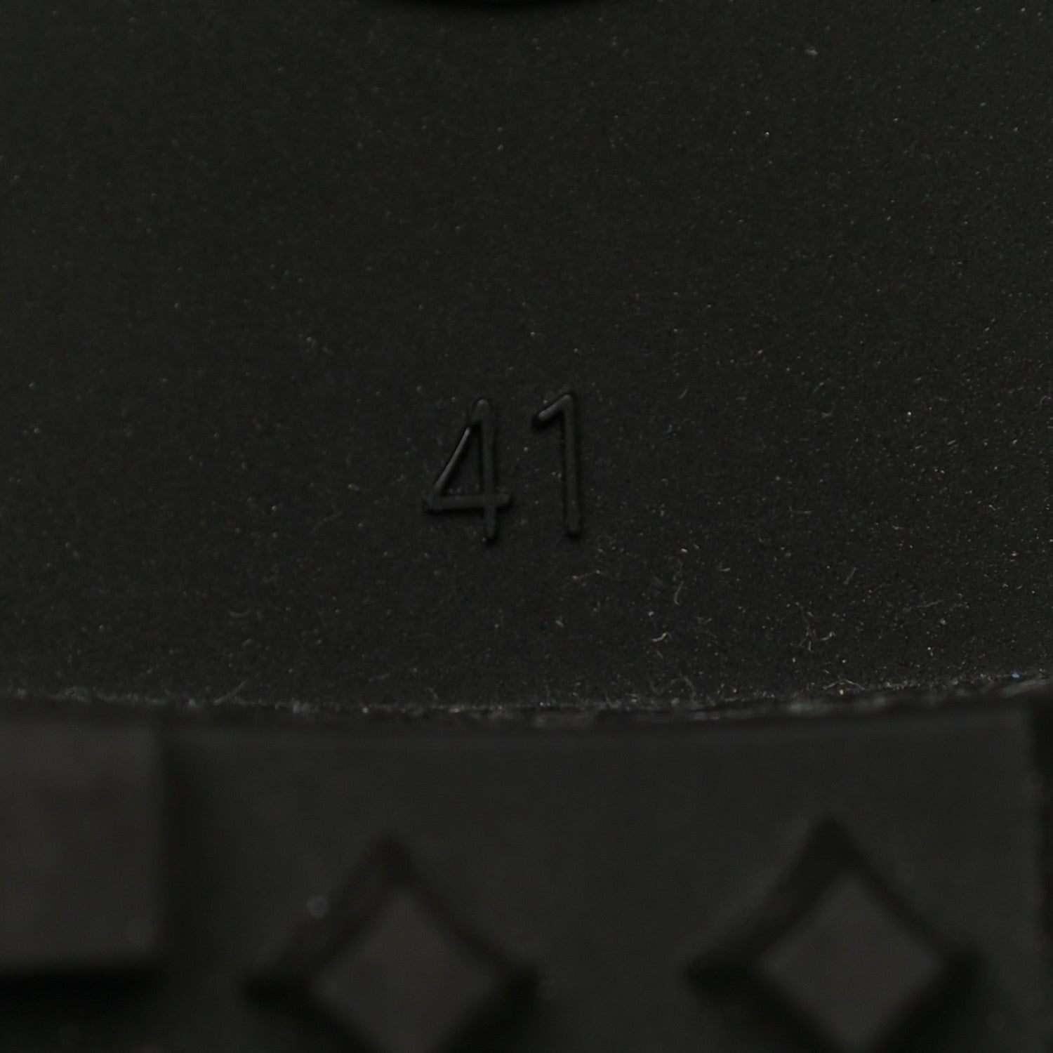 Louis Vuitton Rubber Embossed Monogram Drops Flat Half Boots 41 Black 7 of 10