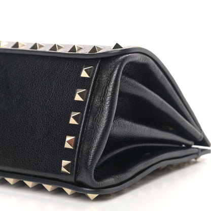 Valentino Garavani Calfskin Rockstud Mini Chain Shoulder Bag Black 7 of 11