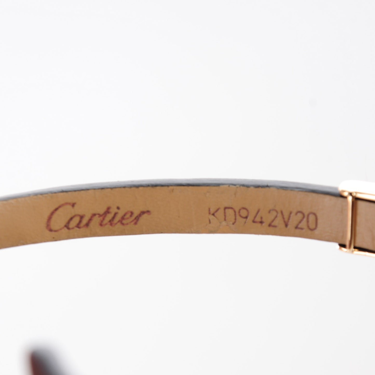 18K Yellow Gold Lambskin 3 Motif LOVE Bracelet Black