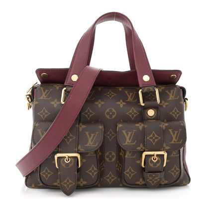 Louis Vuitton Monogram Manhattan NM Raisin 1 of 17