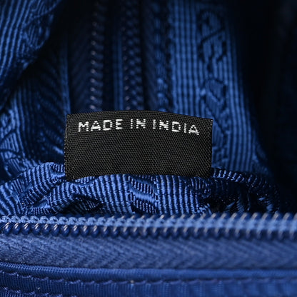 Prada Tessuto Nylon Saffiano Flat Messenger Bag Bluette 7 of 15