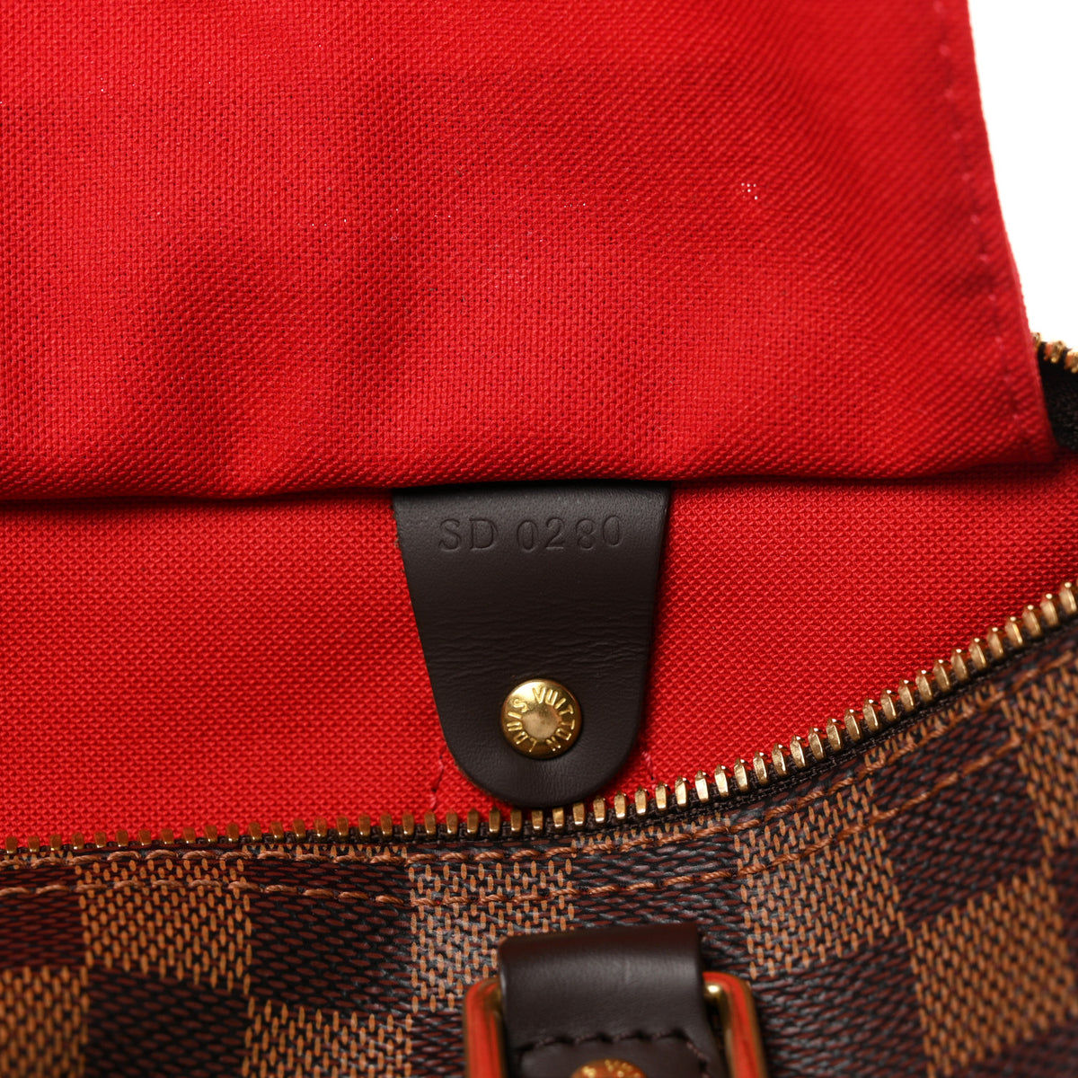 Louis Vuitton Damier Ebene Speedy Bandouliere 30 7 of 10