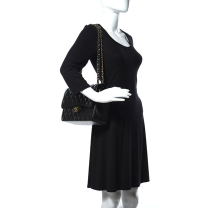 Chanel Caviar Quilted Jumbo Double Flap Black 2 of 17