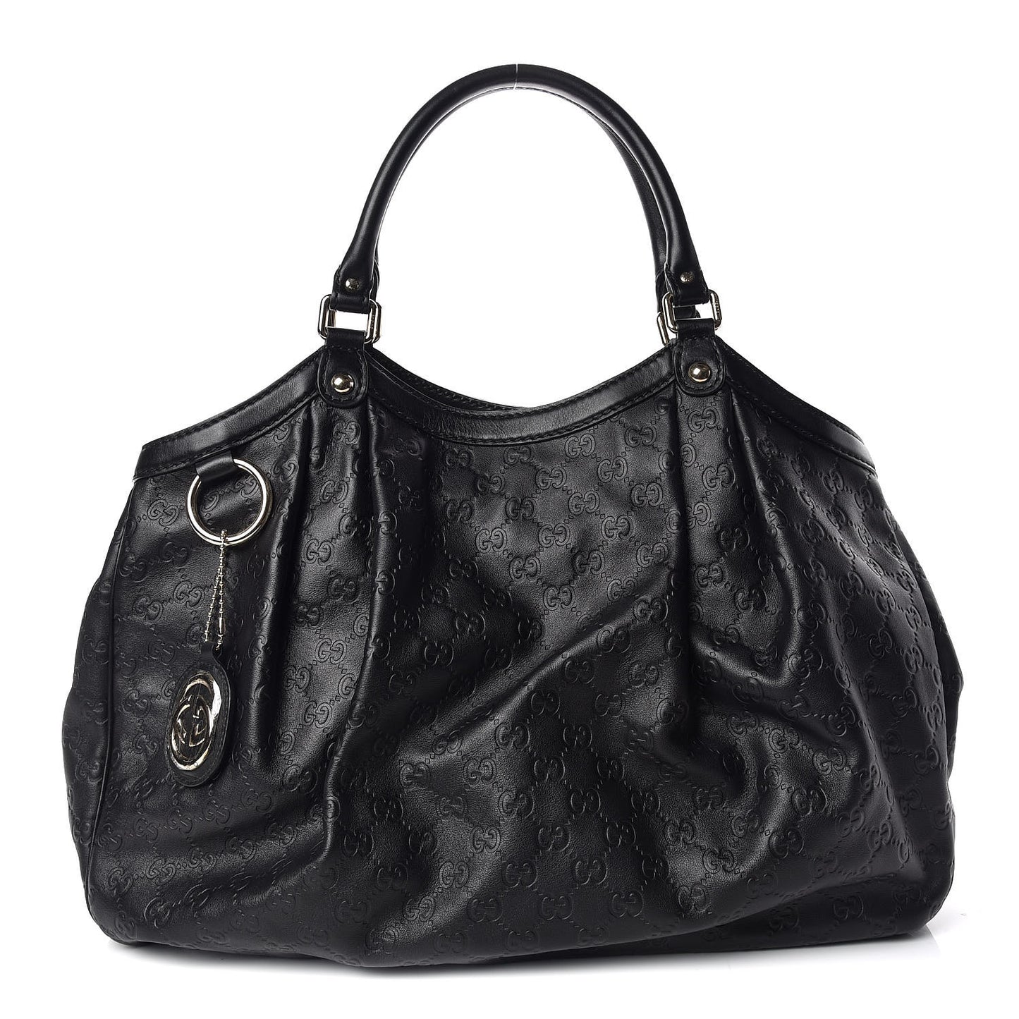 Guccissima Large Sukey Tote Black