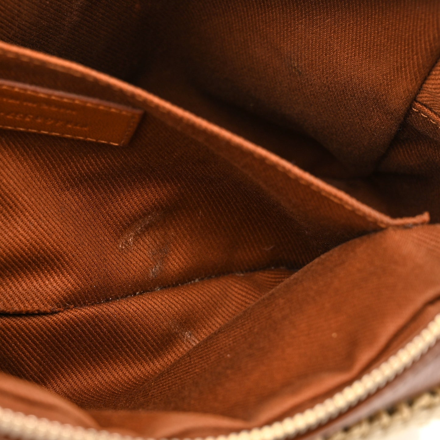 Raffia Canvas Monogram Lou Camera Bag Beige Brown