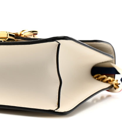 Gucci Calfskin Mini Sylvie Chain Shoulder Bag White 11 of 16