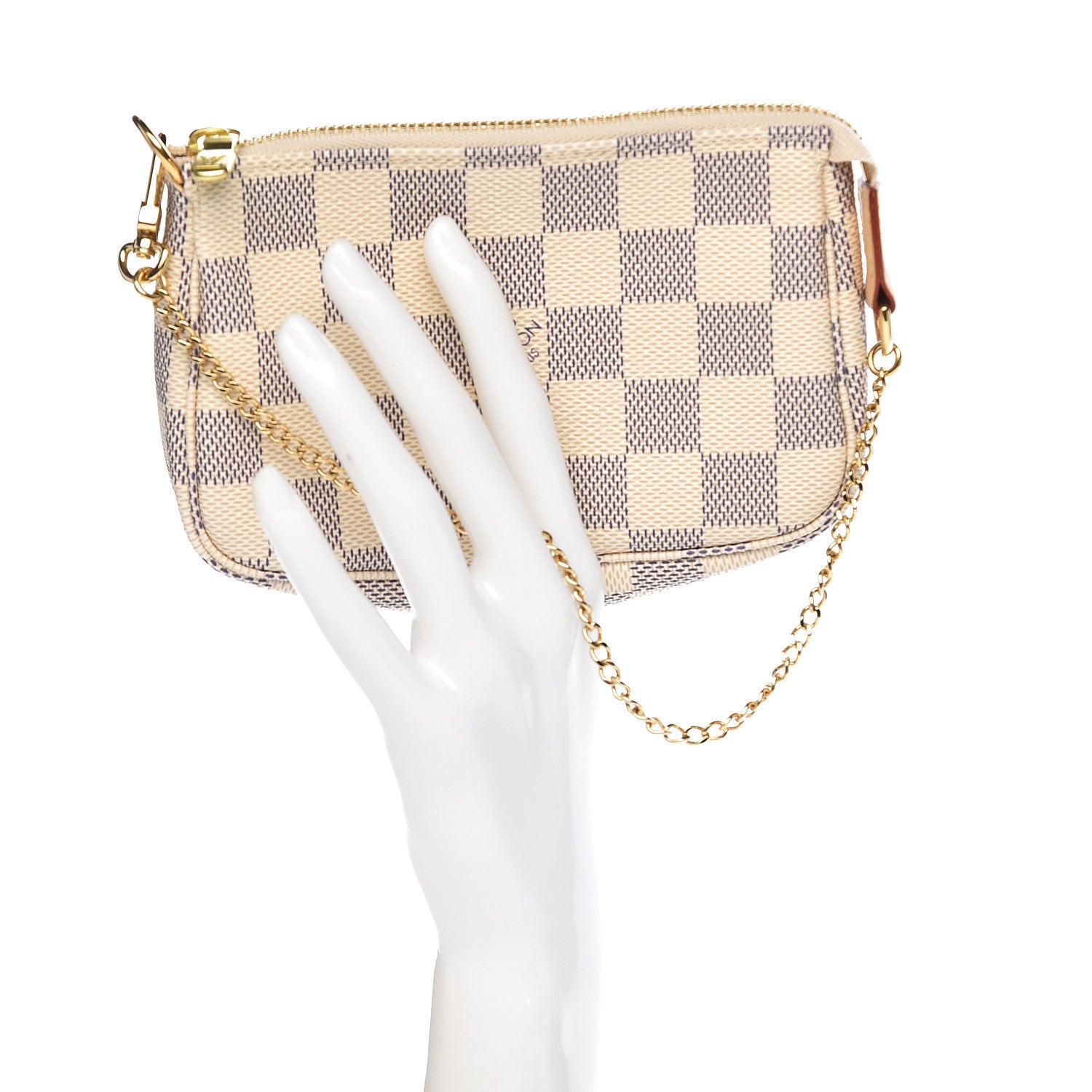 Louis Vuitton Damier Azur Mini Pochette Accessories 2 of 8