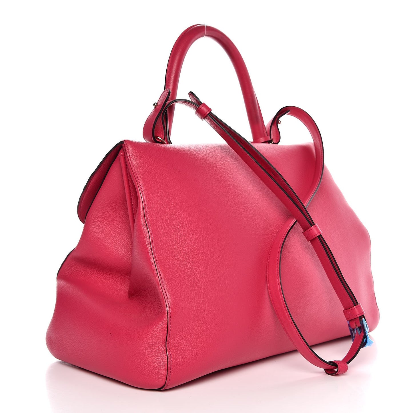 Grained Calfskin GM Brillant Satchel Fuchsia