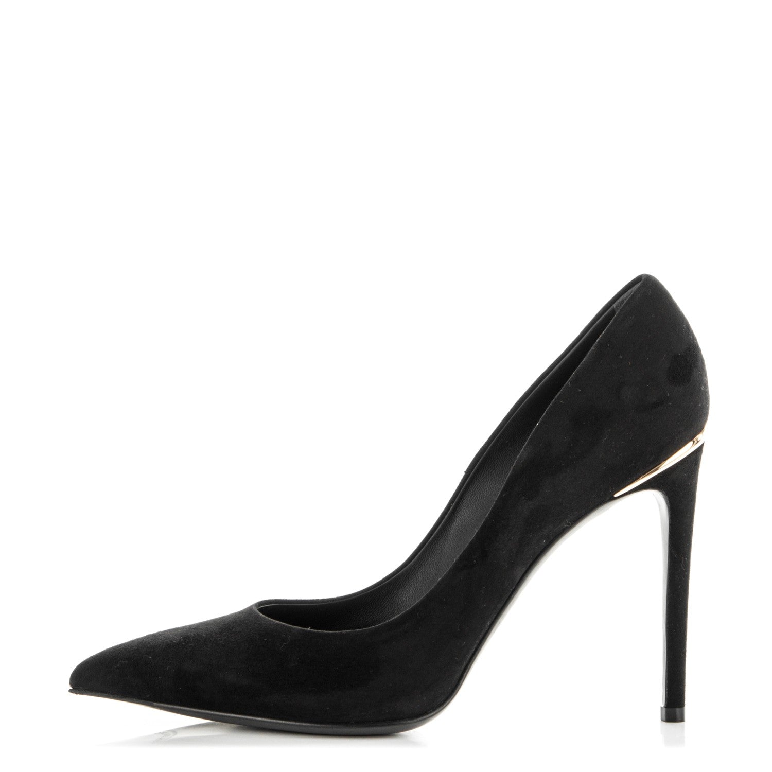 Louis Vuitton Suede Eyeline Pumps 38.5 Black 1 of 8