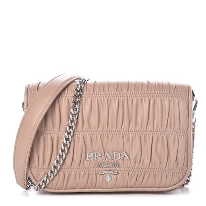 Prada Nappa Gaufre Flap Cipria 1 of 10