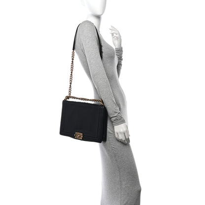 Chanel Glazed Calfskin Large Boy Flap Black 2 of 15