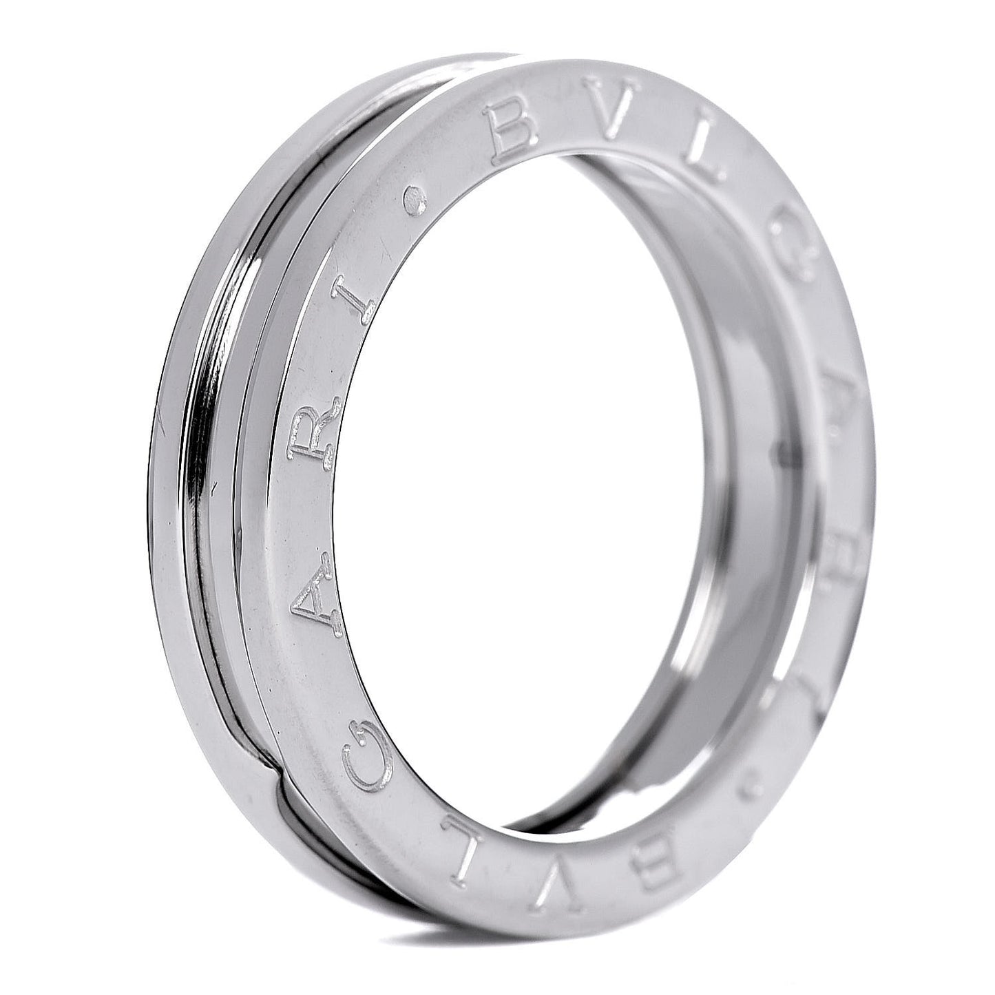 18K White Gold B.Zero1 One-Band Ring 56 7.5