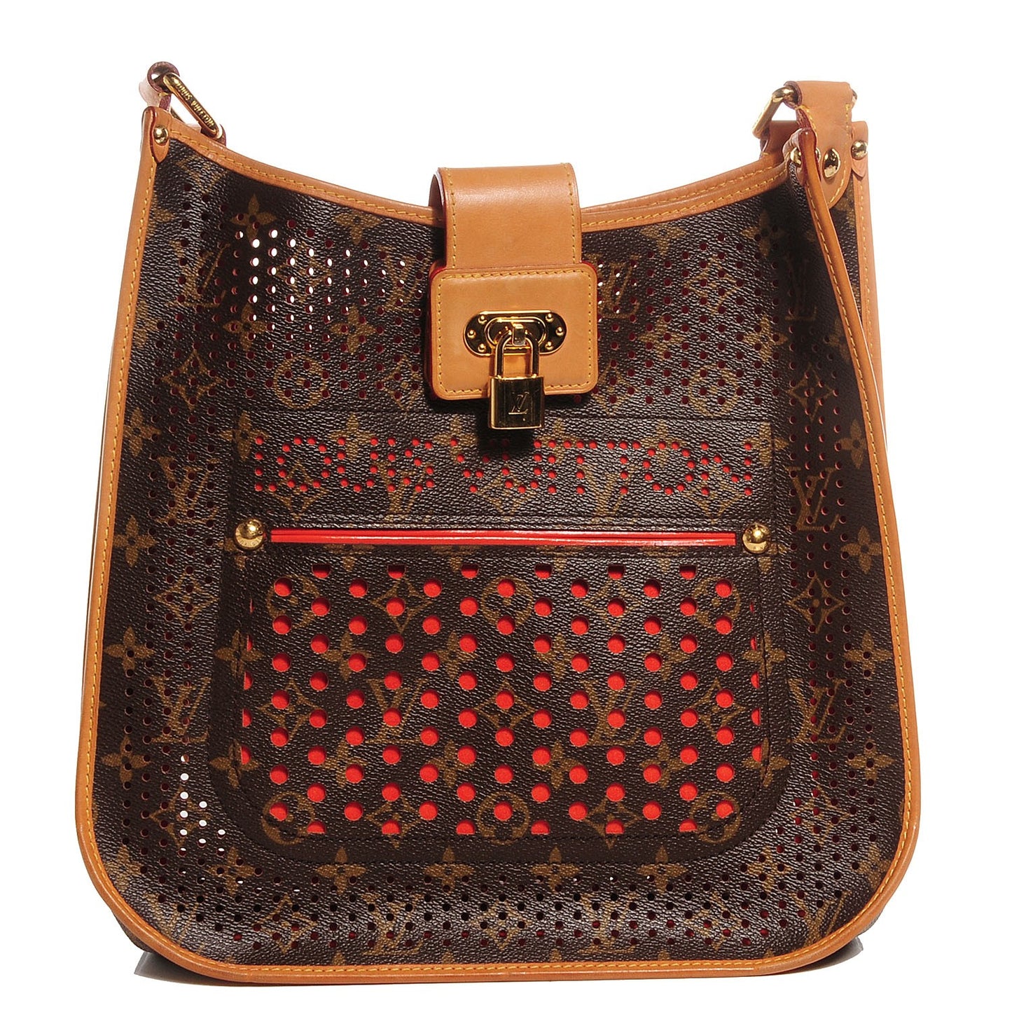 Monogram Perforated Musette Orange